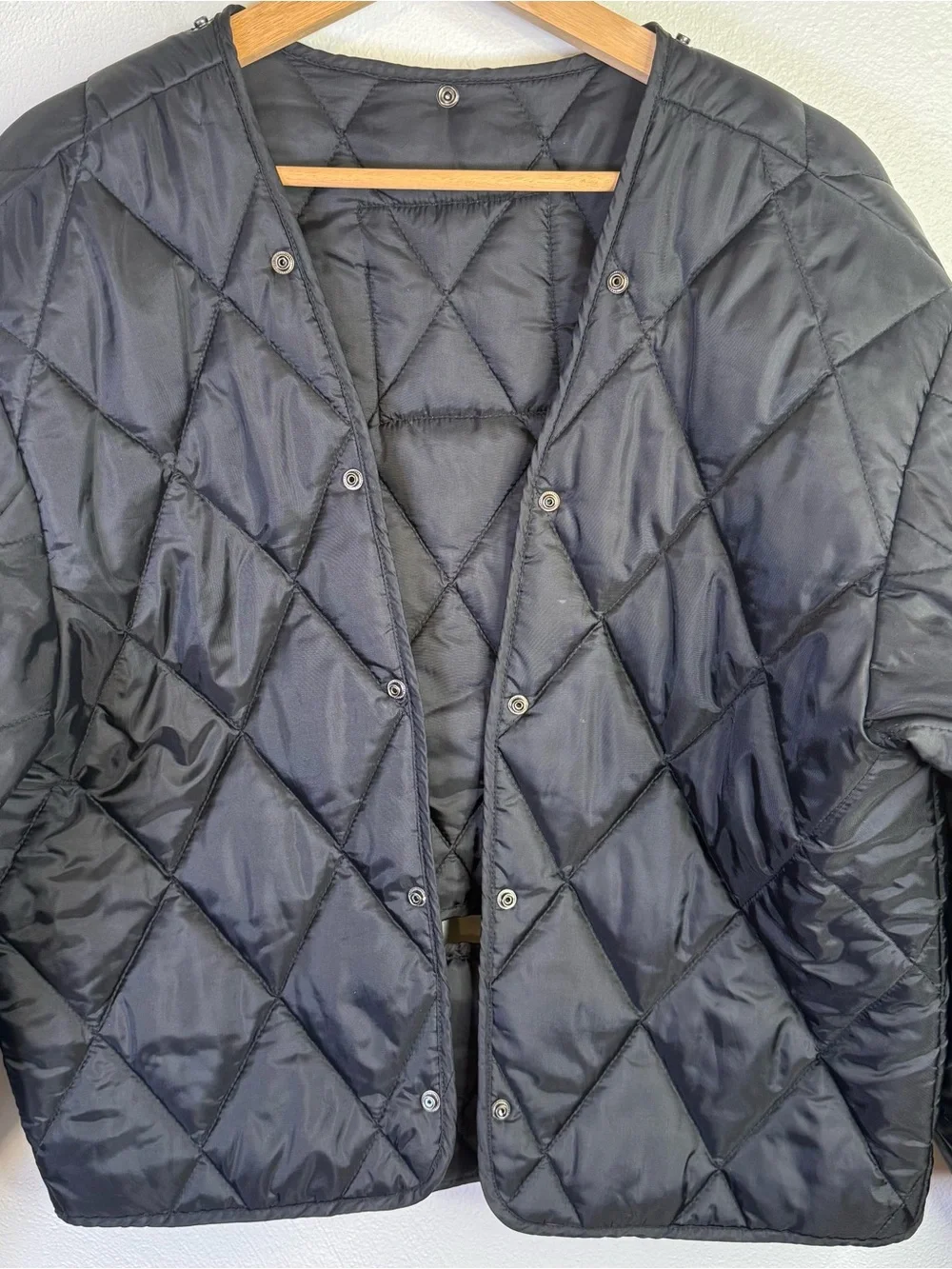 Honda Rider Collection Black Quilted Motorcycle Jacket Liner Lining Size Medium